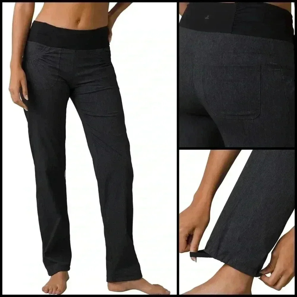 Prana Summit Cinched Ankle Heather Gray Pants Size XS